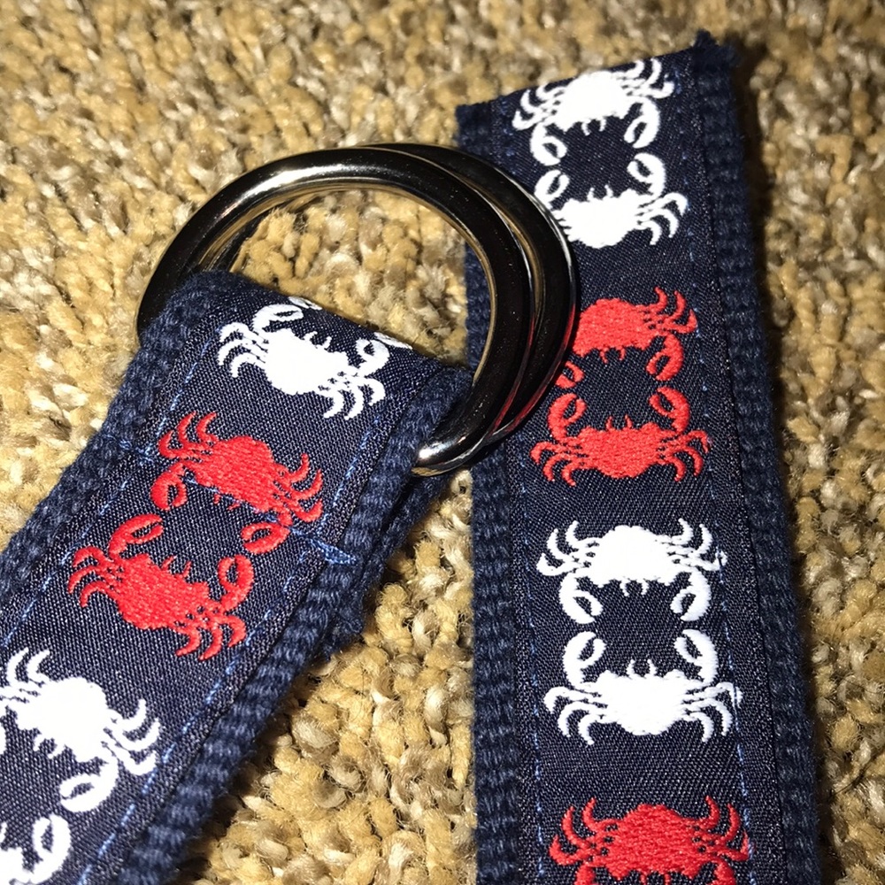 Red and White Crab Belt